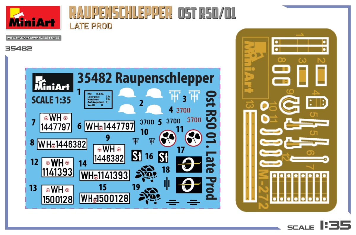 Zdjęcie dodatkowe produktu Raupenschlepper OST RSO/01 Late Prod. 1:35 MiniArt 35482