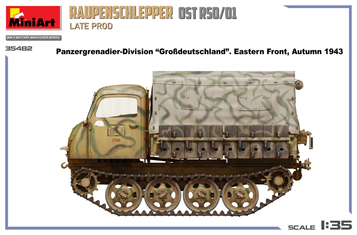 Zdjęcie dodatkowe produktu Raupenschlepper OST RSO/01 Late Prod. 1:35 MiniArt 35482