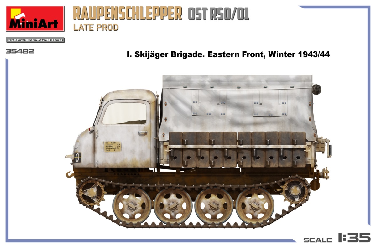 Zdjęcie dodatkowe produktu Raupenschlepper OST RSO/01 Late Prod. 1:35 MiniArt 35482