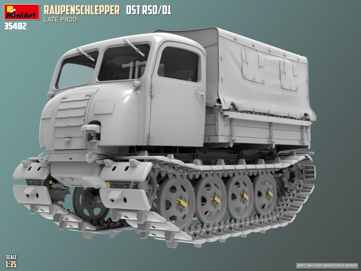 Zdjęcie dodatkowe produktu Raupenschlepper OST RSO/01 Late Prod. 1:35 MiniArt 35482