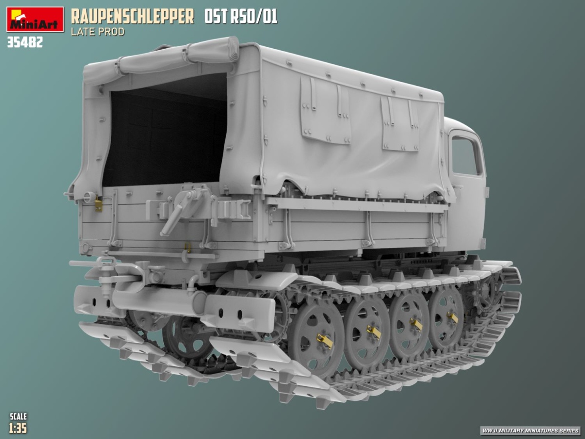 Zdjęcie dodatkowe produktu Raupenschlepper OST RSO/01 Late Prod. 1:35 MiniArt 35482