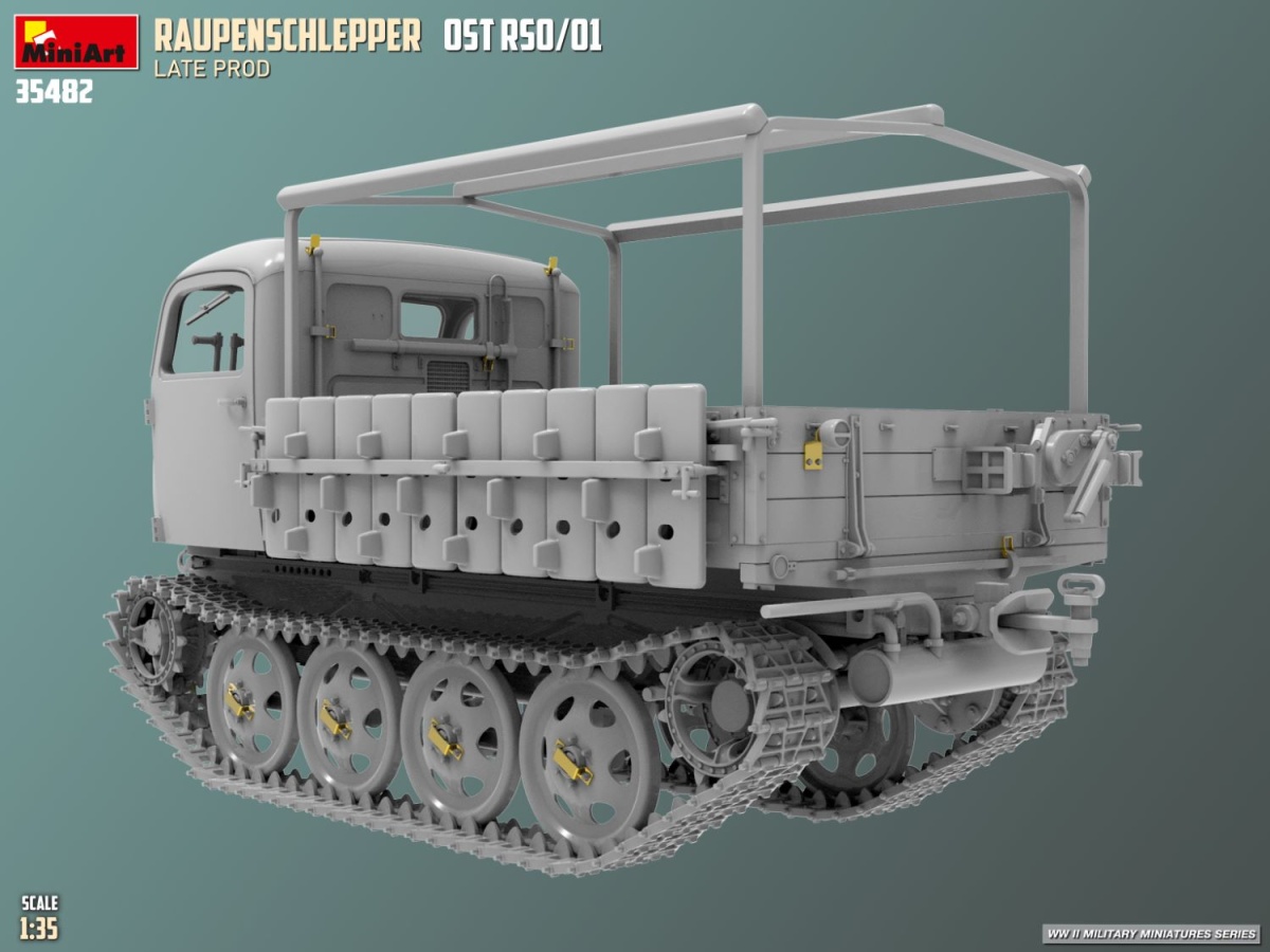 Zdjęcie dodatkowe produktu Raupenschlepper OST RSO/01 Late Prod. 1:35 MiniArt 35482