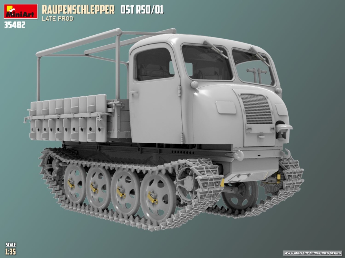 Zdjęcie dodatkowe produktu Raupenschlepper OST RSO/01 Late Prod. 1:35 MiniArt 35482