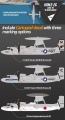 Zdjęcie dodatkowe produktu USN E-2C VAW-113 Black Eagles 1:144 Academy 12623