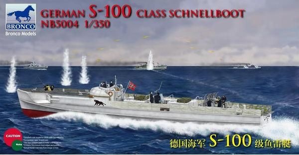 Zdjęcie główne produktu German S-100 Class Schnellboot 1:350 Bronco NB5004