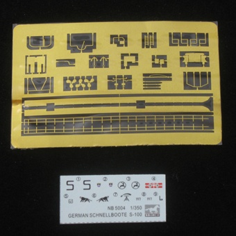 Zdjęcie dodatkowe produktu German S-100 Class Schnellboot 1:350 Bronco NB5004
