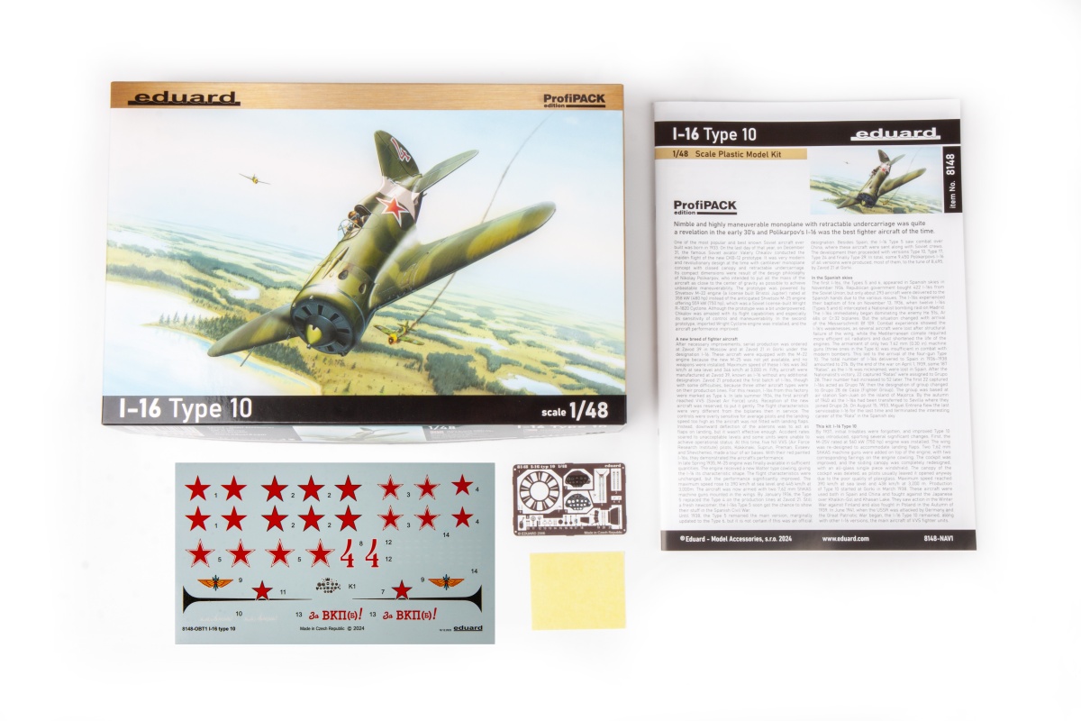 Zdjęcie dodatkowe produktu I-16 Type 10 1:48 Eduard 8148
