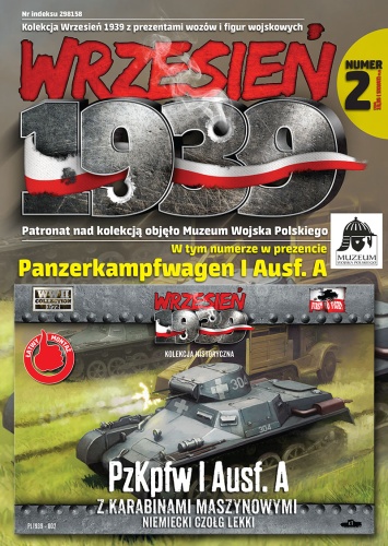 Niemiecki czołg lekki Pz.Kpfw I Ausf. A 1:72 First To Fight PL002
