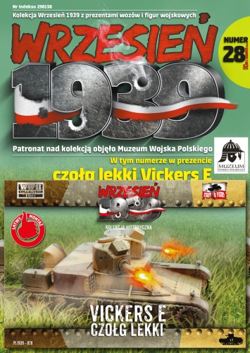 Czołg lekki Vickers E 1:72 First To Fight PL028