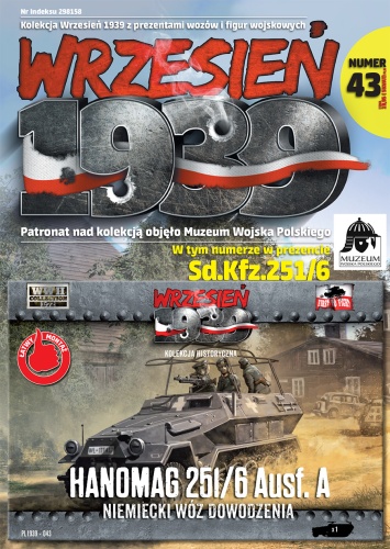 Niemiecki wóz dowodzenia Hanomag 251/6 Ausf.A 1:72 First To Fight PL043