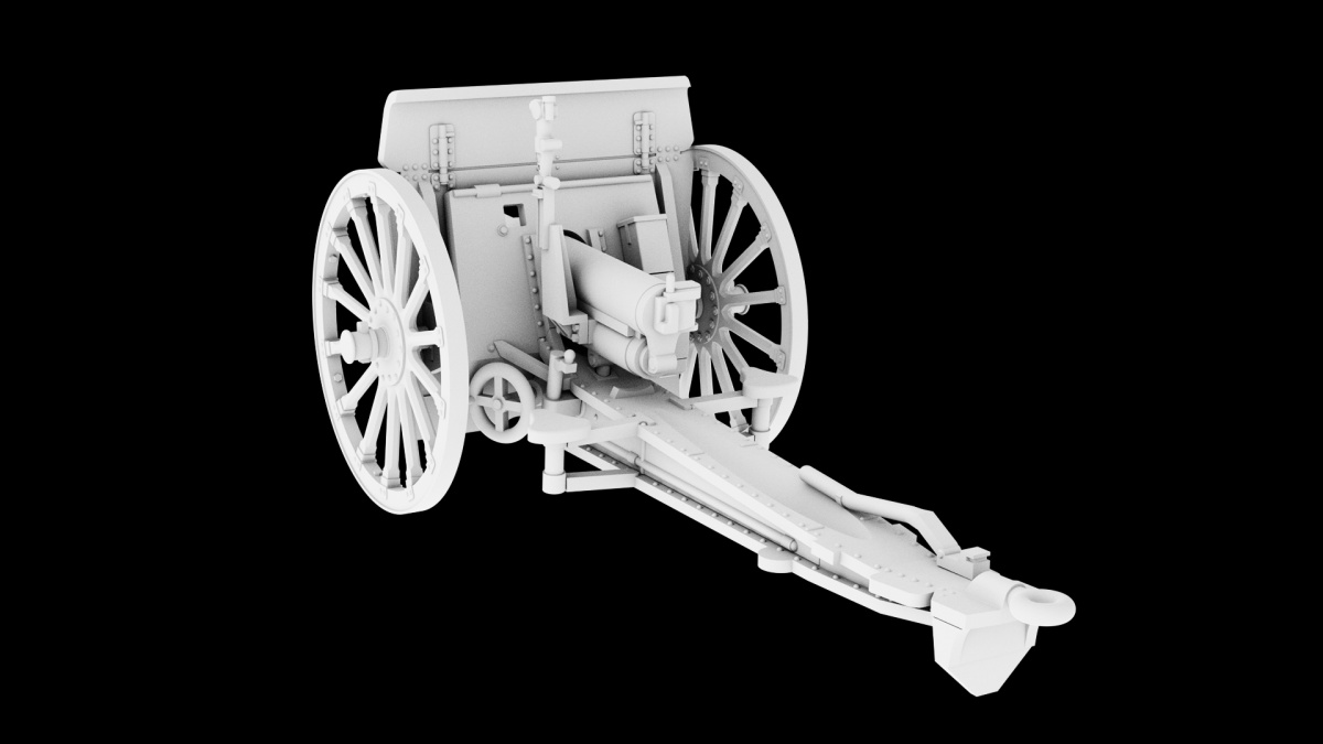 Zdjęcie dodatkowe produktu Armata polowa 75mm wz.1902/26 1:72 First To Fight PL077