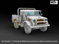 Zdjęcie dodatkowe produktu Bedford MWD General Service Open Cab / Aeroscreen 1:72 IBG 72160