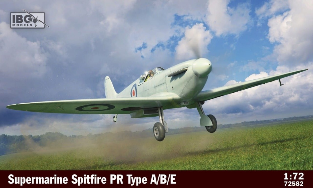 Zdjęcie główne produktu Supermarine Spitfire PR Type A/B/E 1:72 IBG 72582