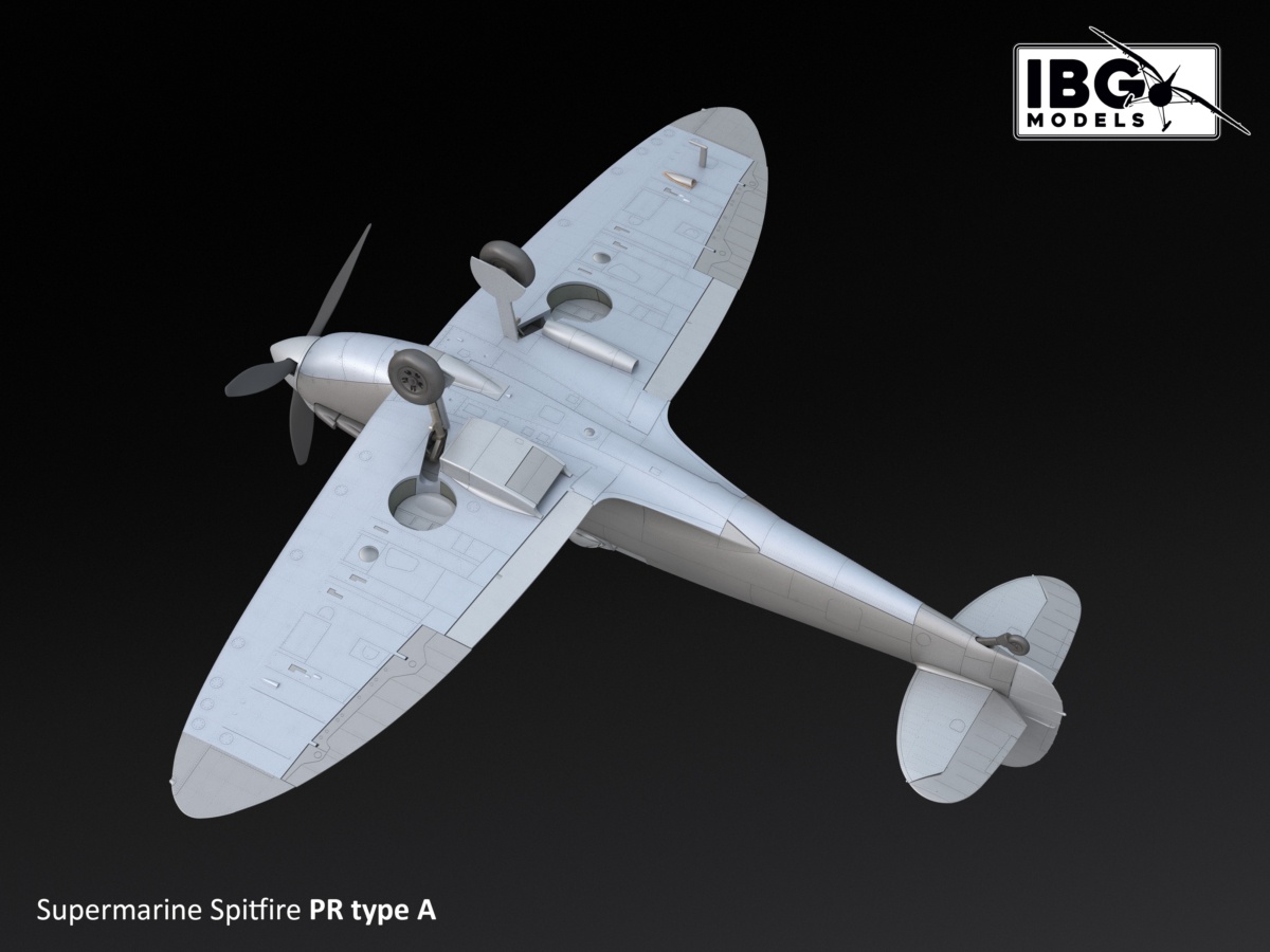 Zdjęcie dodatkowe produktu Supermarine Spitfire PR Type A/B/E 1:72 IBG 72582