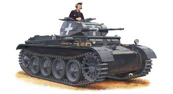 Zdjęcie dodatkowe produktu PanzerKampfwagen II Ausf. D1 1:35 Bronco CB35061