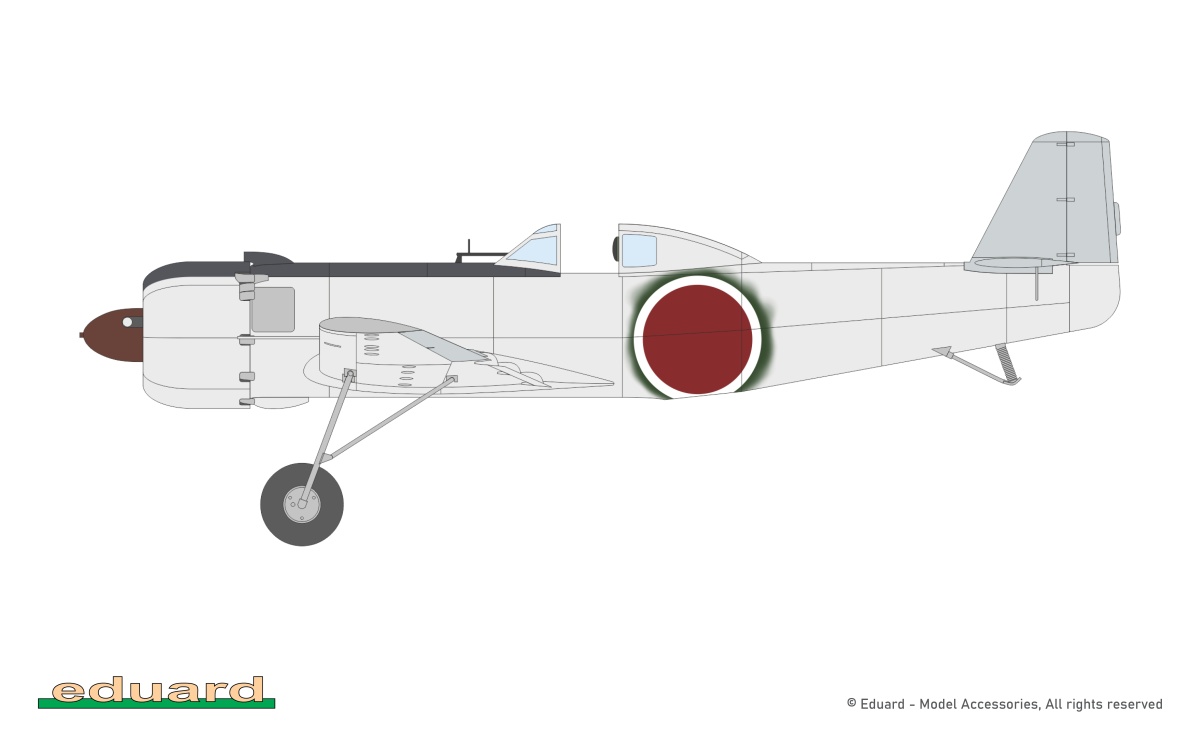 Zdjęcie dodatkowe produktu Ki-115 Tsurugi 1:48 Eduard 11192
