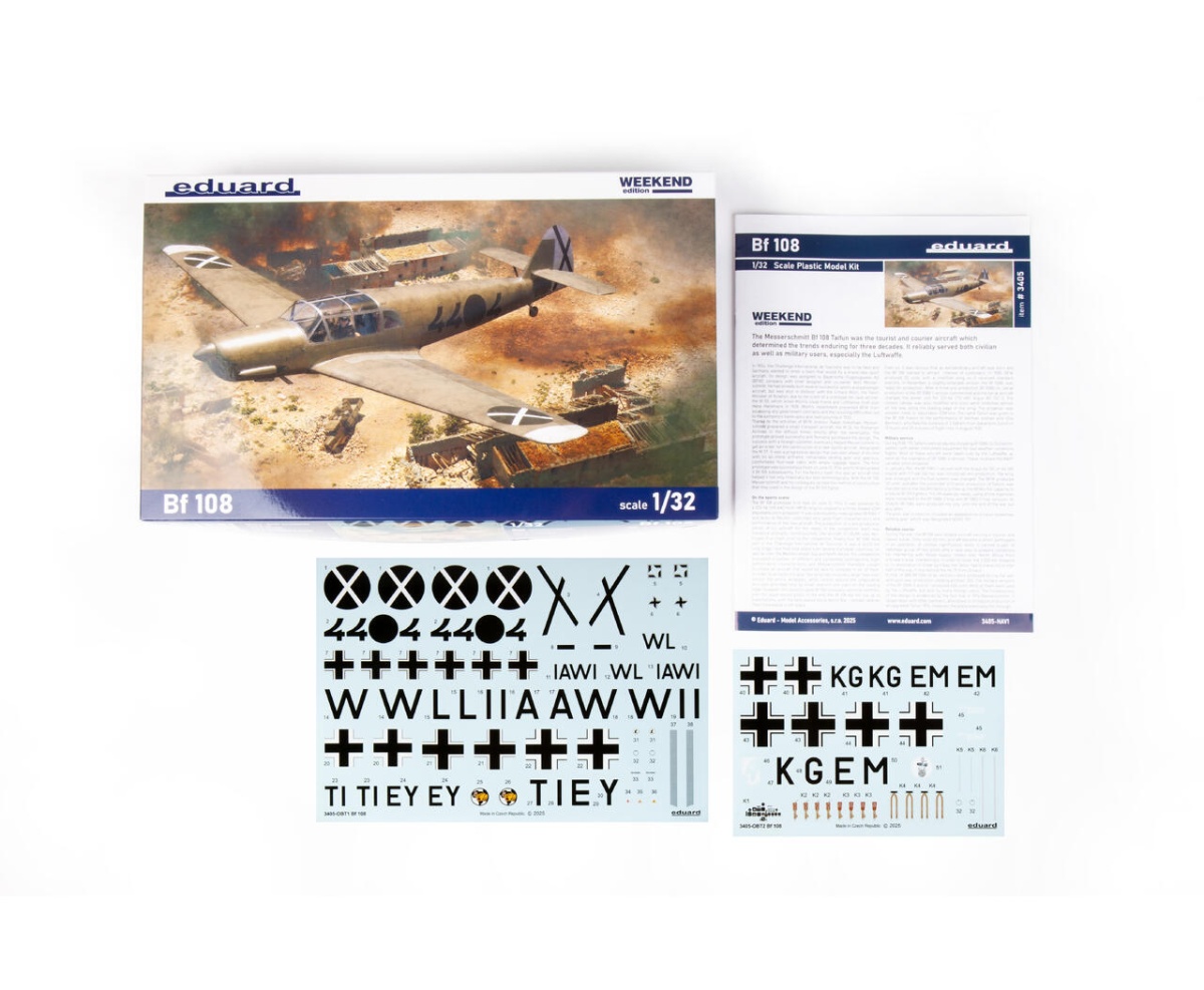 Zdjęcie dodatkowe produktu Bf 108 Weekend Edition 1:32 Eduard 3405