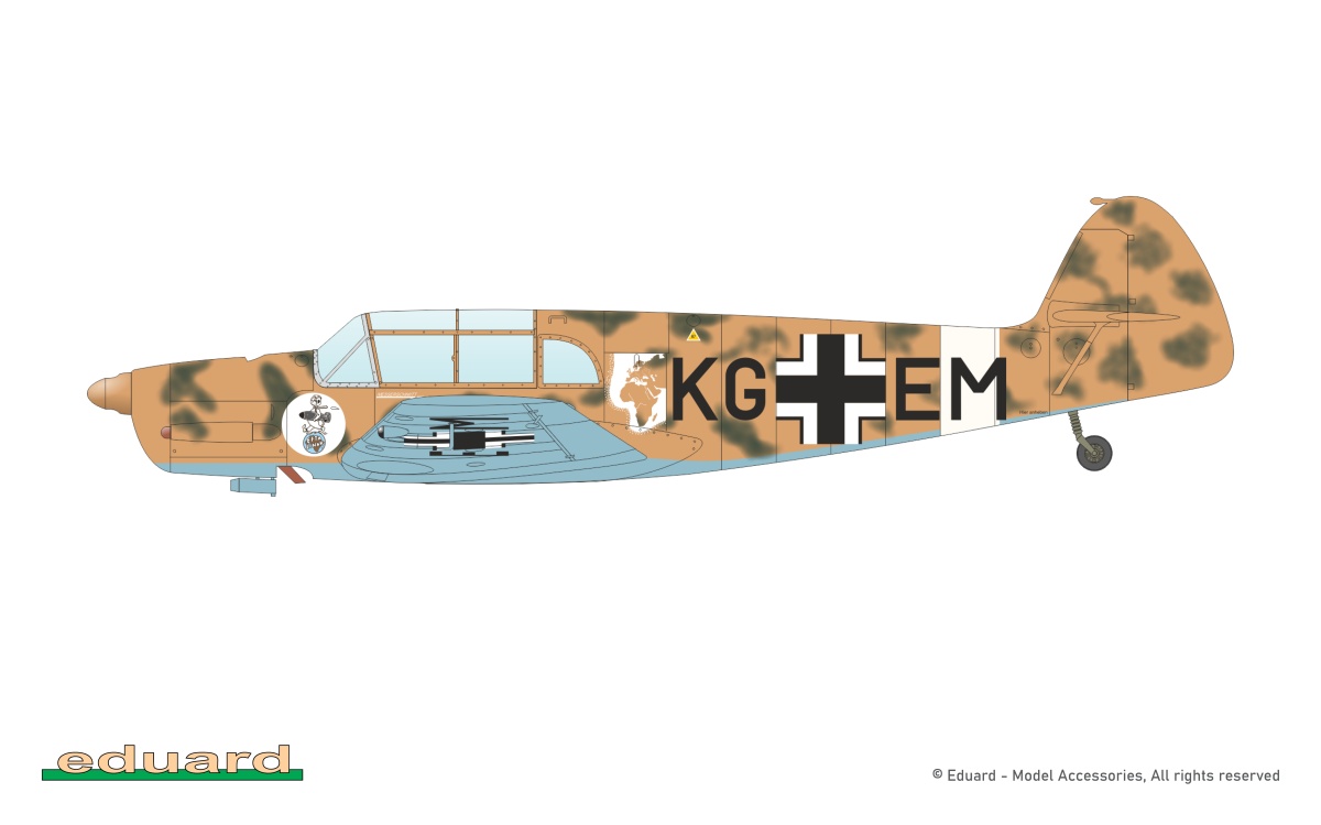Zdjęcie dodatkowe produktu Bf 108 Weekend Edition 1:32 Eduard 3405