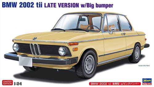 BMW 2002tii późna wersja z dużym zderzakiem 1:24 Hasegawa 20756
