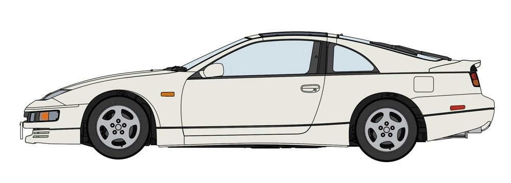 Zdjęcie dodatkowe produktu Nissan Fairlady Z (Z32) 300ZX Twin Turbo 2by2 (1992) 1:24 Hasegawa 20748