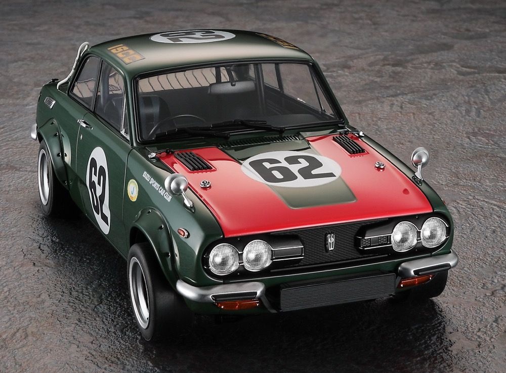 Zdjęcie dodatkowe produktu Isuzu Bellett 1600GTR "Race Configuration" 1:24 Hasegawa 20749