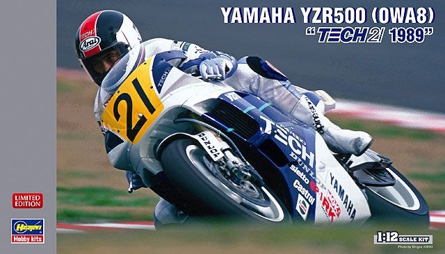 Zdjęcie główne produktu Yamaha YZR500 (OWA8) Tech 21 1989 1:12 Hasegawa 21708