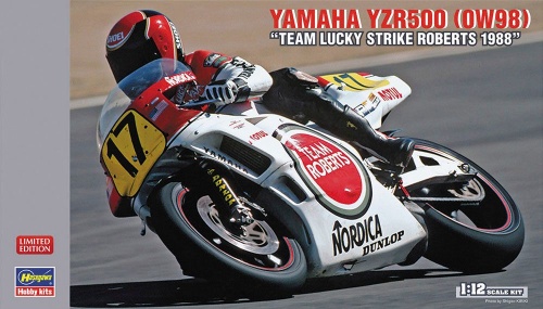 Yamaha YZR500 (0W98) "Team Lucky Strike Roberts 1988" 1:12 Hasegawa 21707