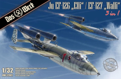 Junkers Ju EF-126 „Elli“ / EF-127 „Walli“ (3 in 1) 1:32 Das Werk 32001