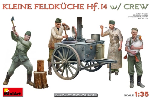 Kuchnia polowa Hf. 14 z obsługą 1:35 MiniArt 53011