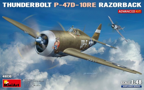 Thunderbolt P-47D-10RE Razorback Advanced Kit 1:48 MiniArt 48030