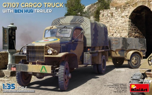 Ciężarówka G7107 z przyczepą Ben Hur 1:35 MiniArt 35372