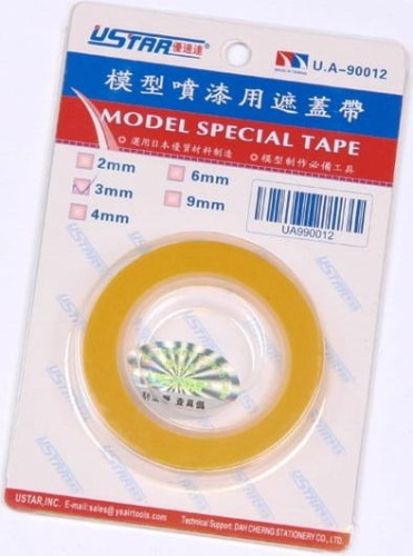 Taśma maskująca szer. 3mm U-Star 90012-3