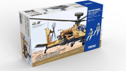 AH-64D SARAF Heavy Attack Helicopter (edycja specjalna) 1:35 Meng QS005S