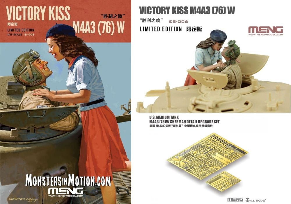 Zdjęcie dodatkowe produktu M4A3(76) W "Victory Kiss" (edycja limitowana) 1:35 Meng ES006