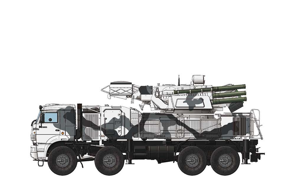 Zdjęcie dodatkowe produktu Rosyjski system obrony przeciwlotniczej 96K6 Pantsir-S1 1:35 Meng SS016