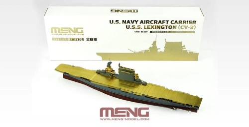 U.S. Navy Aircraft Carrier U.S.S. Lexington (CV-2) Extreme Edition 1:700 Meng ES007
