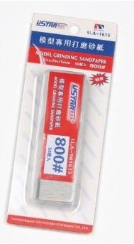 Wstępnie przycięty mini papier ścierny 800 (50szt.) U-Star 91615