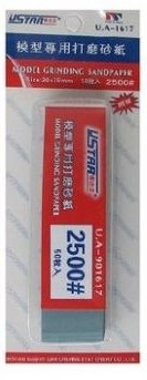 Wstępnie przycięty mini papier ścierny 2500 (50szt.) U-Star 91617