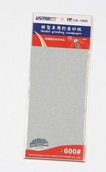 Zestaw papierów ściernych samoprzylepnych 600 (4szt.) U-Star 91609