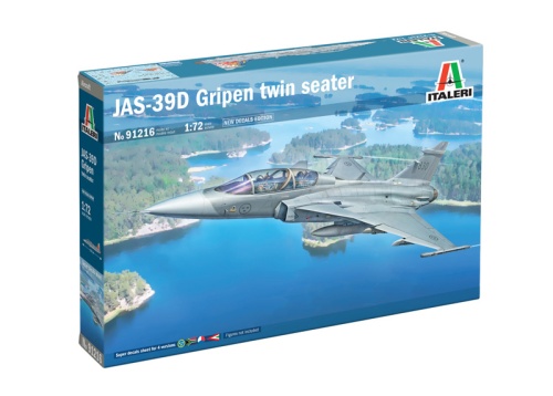 JAS-39D Gripen 1:72 Italeri 91216