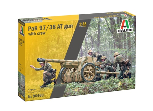 PaK 97/38 AT Gun z załogą (4 figurki) 1:35 Italeri 96460