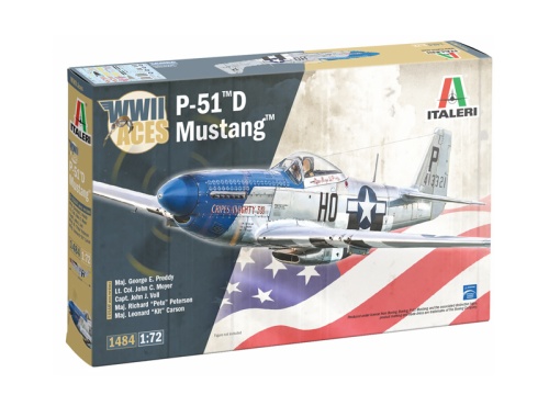 P-51D Mustang WWII Aces 1:72 Italeri 1484