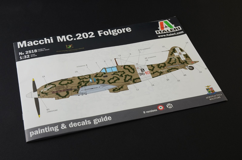 Zdjęcie dodatkowe produktu Macchi.202 Folgore 1:32 Italeri 2518