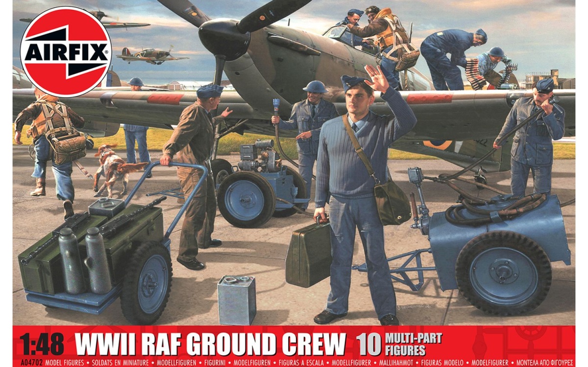 Zdjęcie główne produktu Załoga naziemna RAF z czasów II wojny światowej 1:48 Airfix 04702