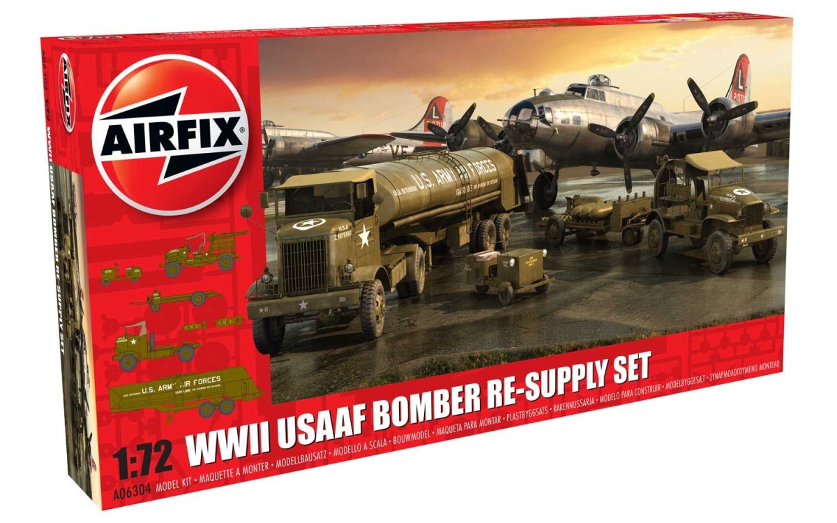 Zdjęcie główne produktu WWII USAF Bomber re-supply Set 1:72 Airfix 06304