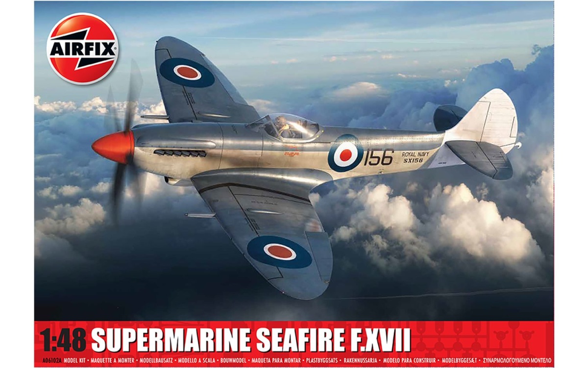 Zdjęcie główne produktu Supermarine Seafire F.XVII 1:48 Airfix 06102A