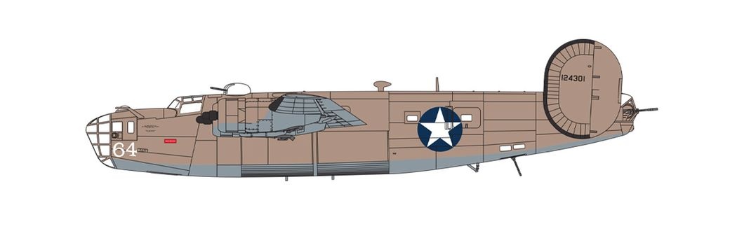 Zdjęcie dodatkowe produktu Consolidated B-24D Liberator 1:72 Airfix 09011