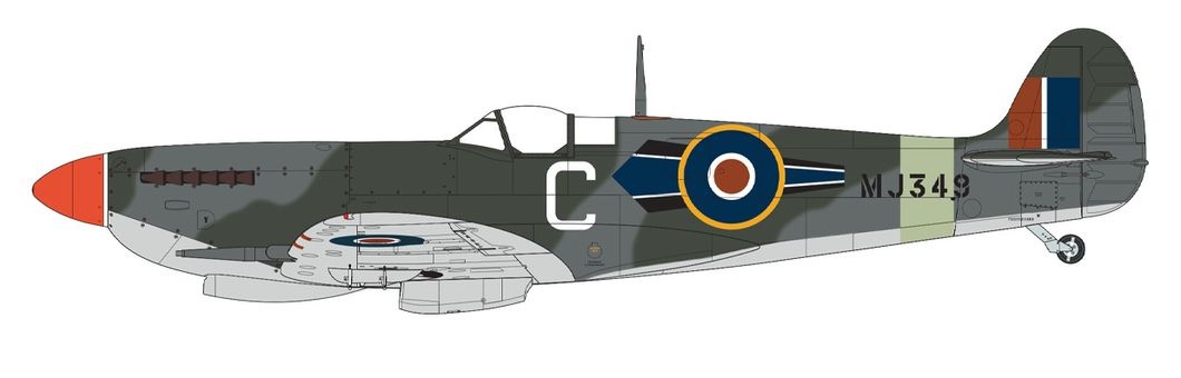 Zdjęcie dodatkowe produktu Supermarine Spitfire Mk.IXc - Flying Dray 1:24 Airfix 17001A