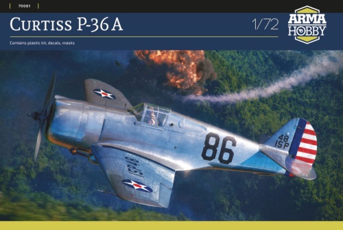 Curtiss P-36A 1:72 Arma Hobby 70081