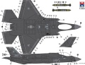 Zdjęcie dodatkowe produktu F-35A "Husarz" Polskie Siły Powietrzne 1:72 Hobby 2000 72084